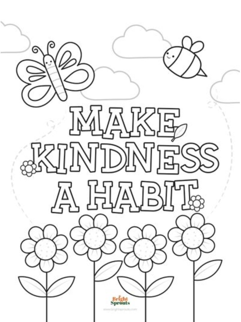 51 Free Kindness Coloring Pages