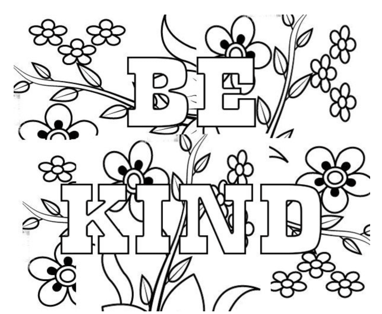 51 Free Kindness Coloring Pages