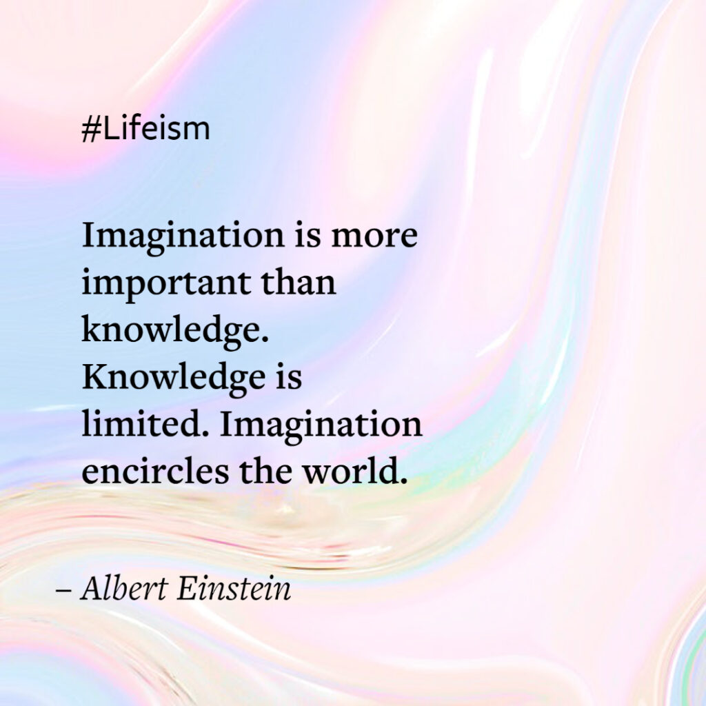 Quotes on Power of Imagination by Albert Einstein on Lifeism