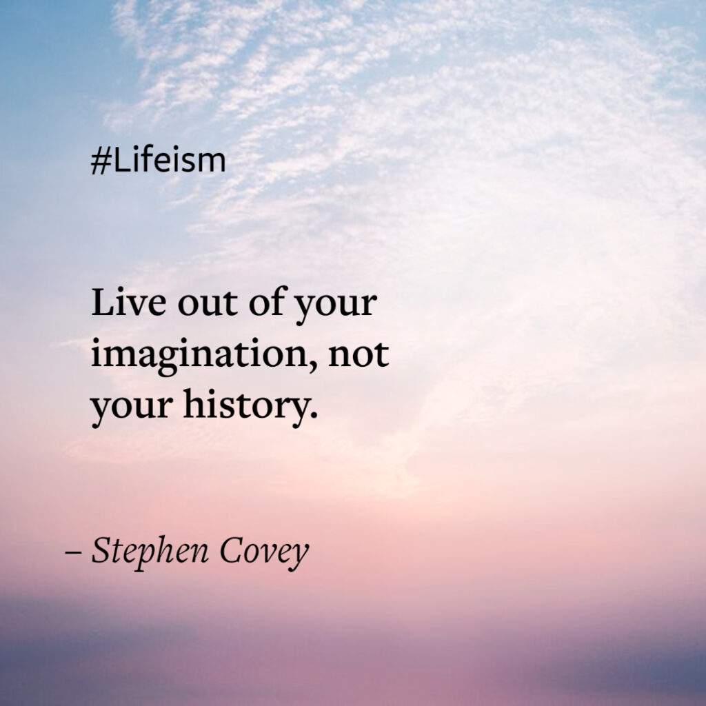 Quotes on Power of Imagination by Stephen Covey on Lifeism