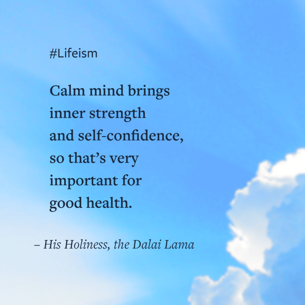 Dalai Lama Quote on Health - Lifeism