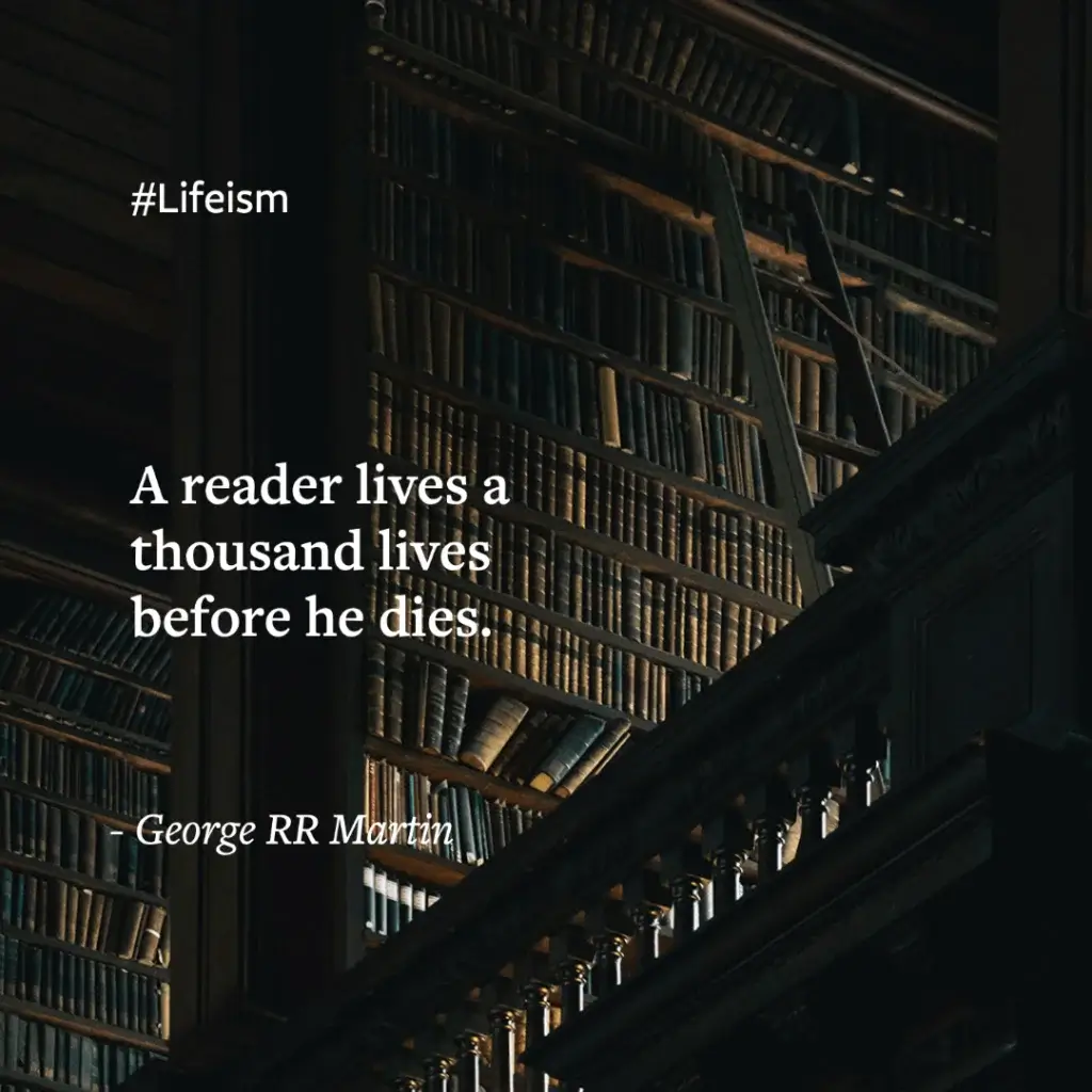 George RR Martin Quotes on Books - Lifeism