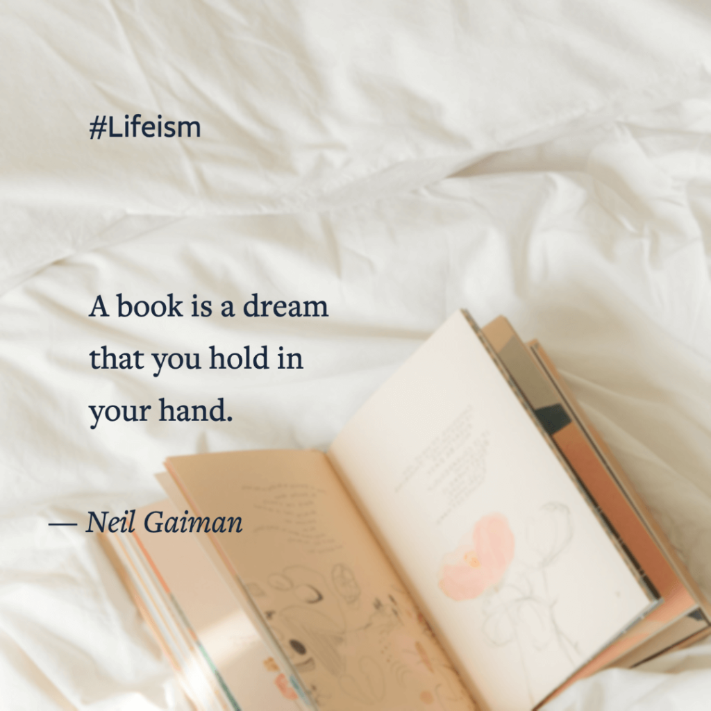 Neil Gaiman Quotes on Book Love- Lifeism