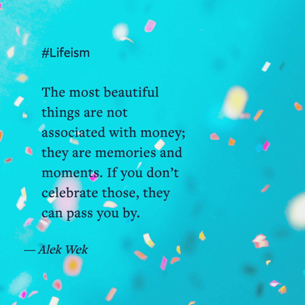 Alek Wek quote on happy memories- Lifeism