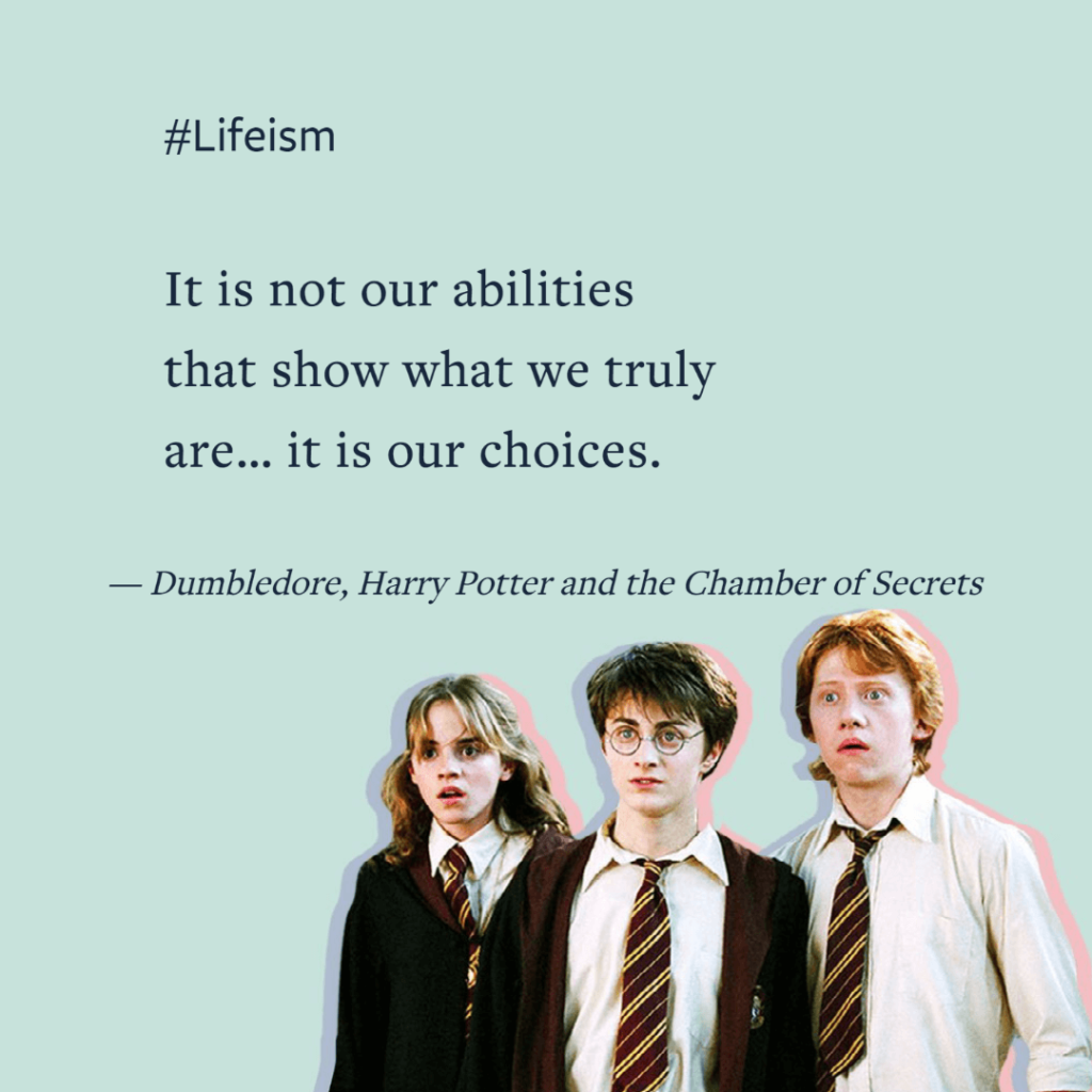 Harry Potter and the Chamber of Secrets Inspiring Movie Quote - Lifesim