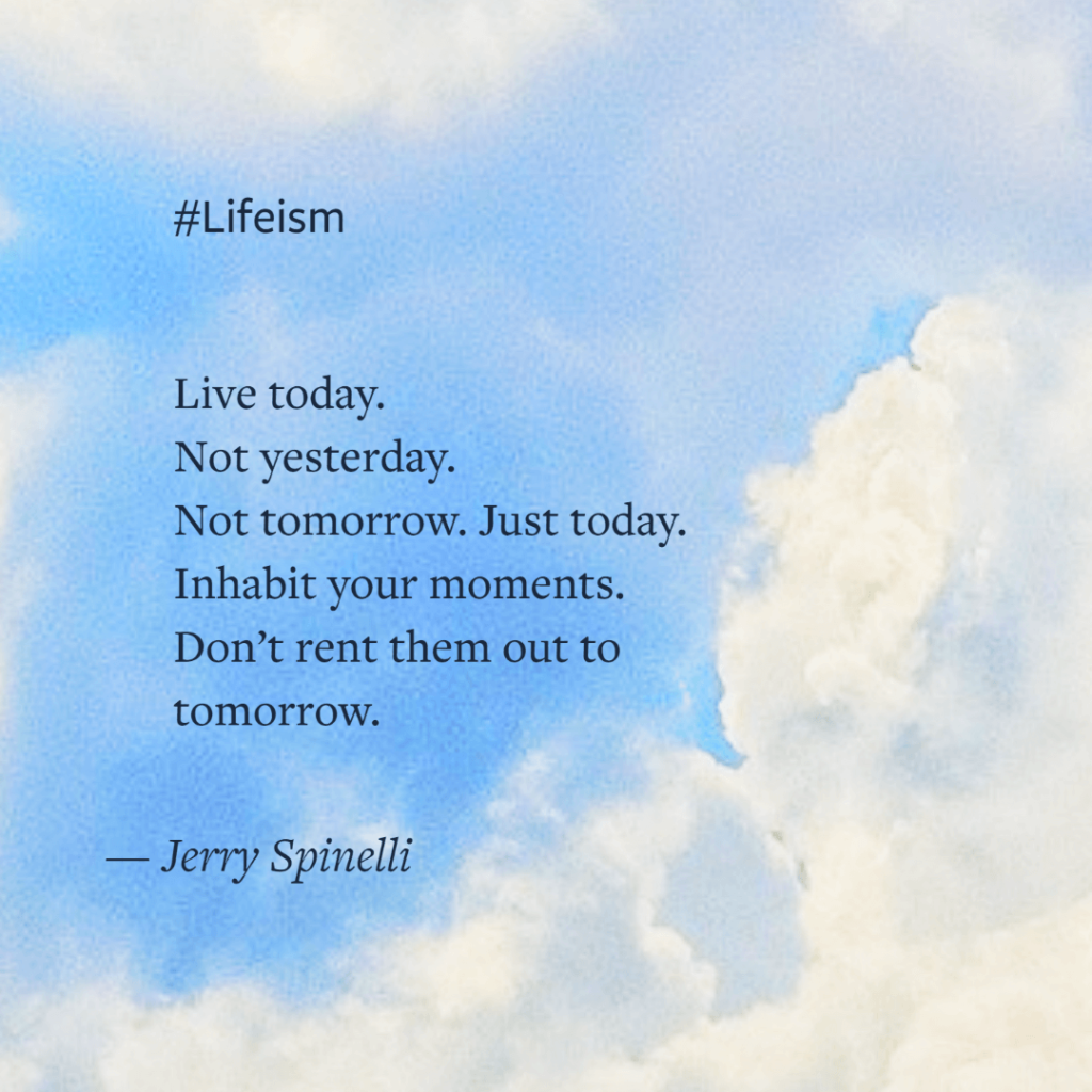 Monday quote by Jerry Spinelli - Lifeism
