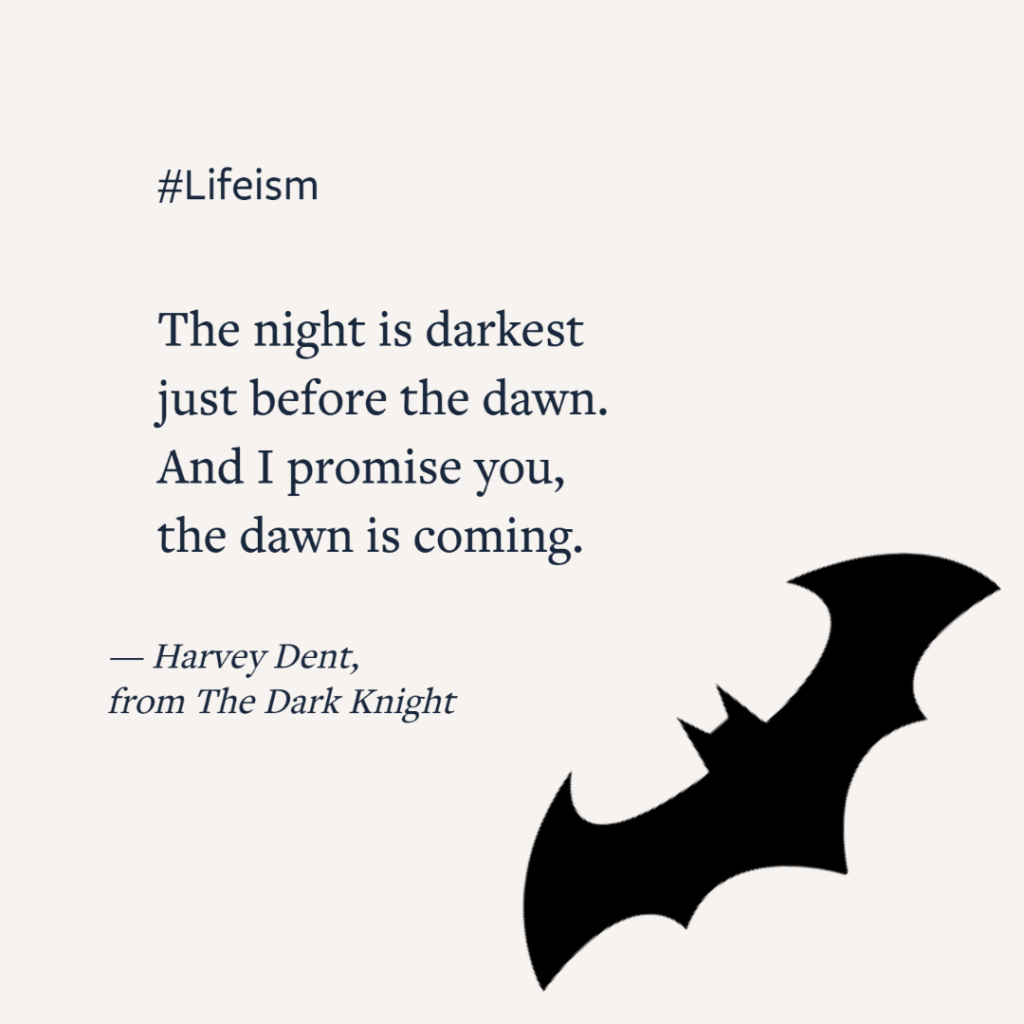 Harvey Dent, The Dark Knight Movie Quote - Lifeism