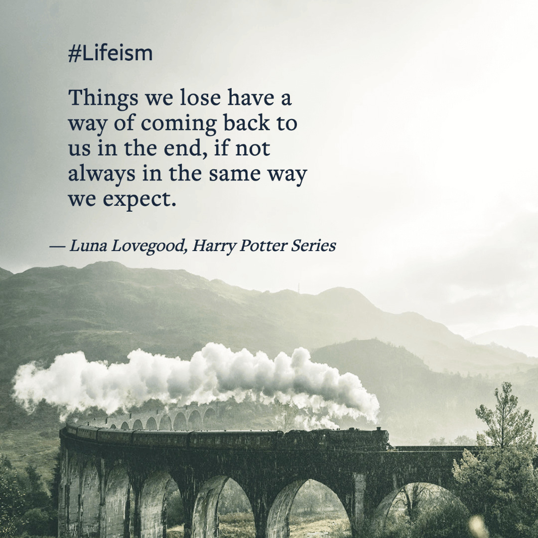 luna lovegood quote the things we lose